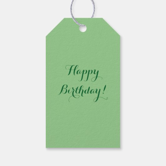 Wald Geschenkanhänger (Rückseite)