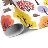 Wald Geschenkpapier (Rolleneckpunkt)