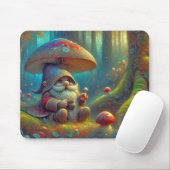 Wald Gnome unter einem Pilz Mousepad (Mit Mouse)