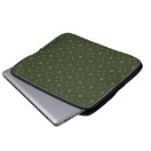 Wald | Goldene Zinnia-Sonne Laptopschutzhülle (Vorne Knopf)
