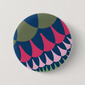 Wald-Grün- und Rosa-Skala Button (Vorderseite)