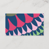 Wald-Grün- und Rosa-Skala Visitenkarte (Vorderseite)