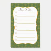 Wald Grün und Weiß Dinge zu tun Post-it Klebezettel (Vorderseite)