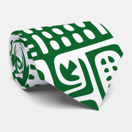 Wald-Grün-Weiß-Doodles von 7 Krawatte