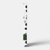 Wald grüne Hörer, Pom Poms, Megaphon Case-Mate iPhone Hülle (Rückseite / Links)