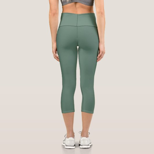 Wald Grüner Hochwald Yoga Capris (Rückseite)