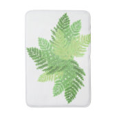 Wald-Grünfarne Badematte (Vorderseite Vertikal)