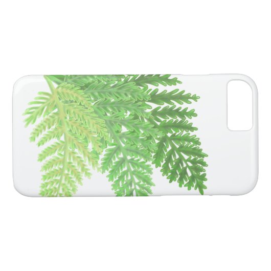 Wald-Grünfarne Case-Mate iPhone Hülle (Rückseite (Horizontal))