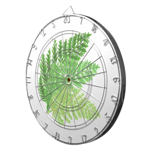 Wald-Grünfarne Dartscheibe (Vorderseite rechts)