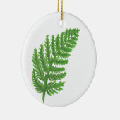 Wald-Grünfarne Keramik Ornament (Rechts)