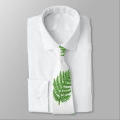 Wald-Grünfarne Krawatte (Gebunden)