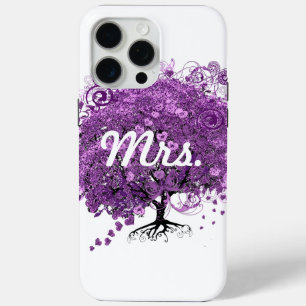 Wald-Herzblatt-Baum-Hochzeit iPhone 15 Pro Max Hülle
