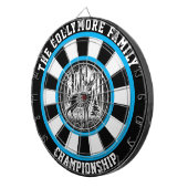 Wald-Hirsch-Wanddekor Dartscheibe (Vorderseite rechts)