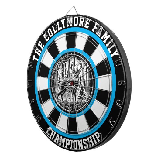 Wald-Hirsch-Wanddekor Dartscheibe (Vorderseite rechts)