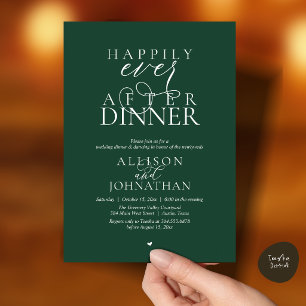Wald Hochzeit Dinner Modern Waldfee zum Dinner Einladung