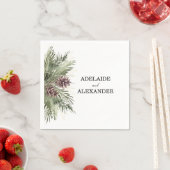 Wald Hochzeit Grün Serviette (Beispiel)