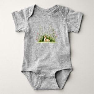 Wald Holzland Baby Reh Strampler