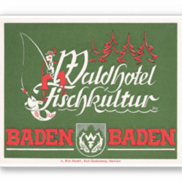 Wald Hotel Deutschland Aufkleber