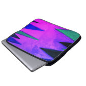 Wald im Abend Laptopschutzhülle (Vorne Knopf)