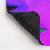 Wald im Abend Mousepad (Ecke)