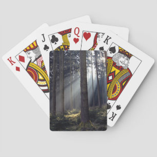 Wald im Bayern Spielkarten