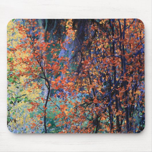 Wald im Herbst Mousepad (Vorne)