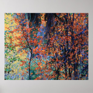 Wald im Herbst Poster