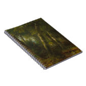 Wald im Morgenlicht Notizblock (Rechte Seite)