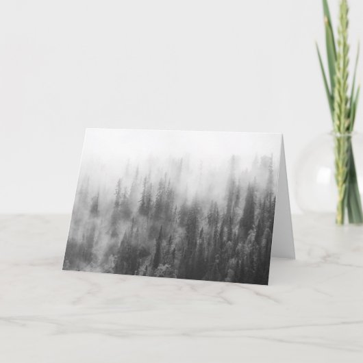 Wald im Nebel Karte (Vorderseite)