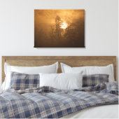 Wald im Nebel Leinwanddruck (Insitu (Schlafzimmer))