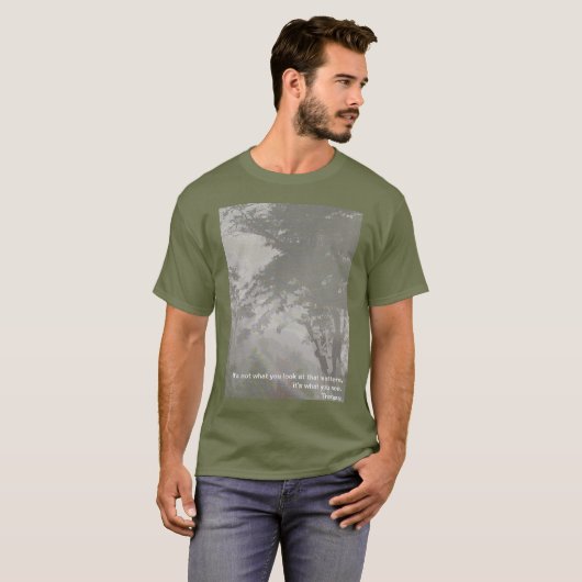 Wald im Nebel T-Shirt (Vorne ganz)