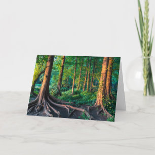 Wald im Sommer Karte