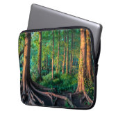 Wald im Sommer Laptopschutzhülle (Vorderseite Links)