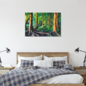 Wald im Sommer Leinwanddruck (Insitu (Schlafzimmer))