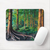 Wald im Sommer Mousepad (Mit Mouse)