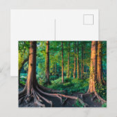 Wald im Sommer Postkarte (Vorne/Hinten)