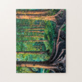 Wald im Sommer Puzzle (Vertikal)