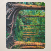 Wald im Sommer Sherpadecke (Vorderseite)