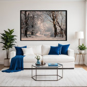 Wald im Winter Poster