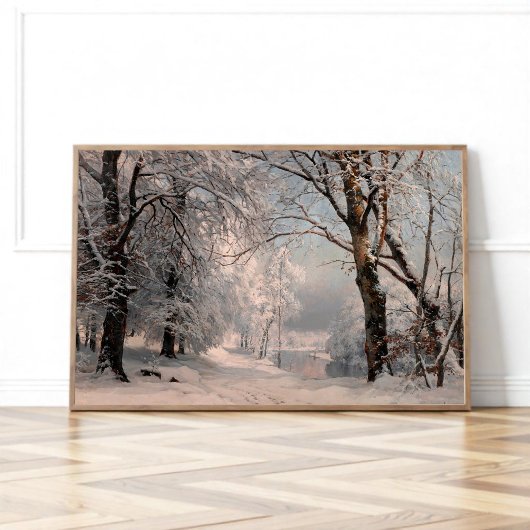 Wald im Winter Poster