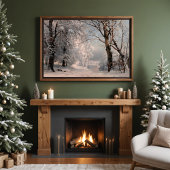 Wald im Winter Poster