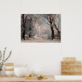 Wald im Winter Poster (Küche)