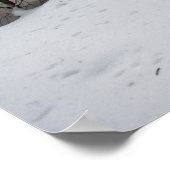 Wald im Winter Poster (Ecke)