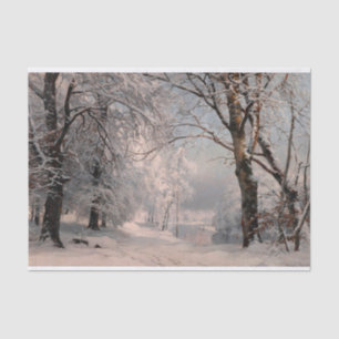Wald im Winter Seidenpapier