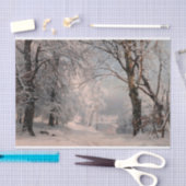 Wald im Winter Seidenpapier (Handwerk)