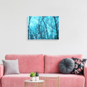 Wald in Azure Leinwanddruck (Insitu (Wohnzimmer))
