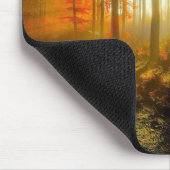 Wald in der Herbst-Mausunterlage Mousepad (Ecke)