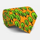 Wald in Orange Krawatte (Gerollt)