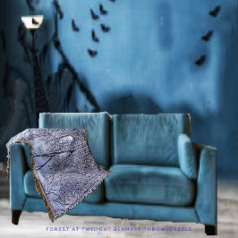 Wald in Twilight Decke