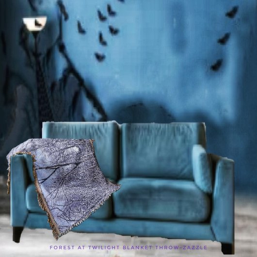 Wald in Twilight Decke